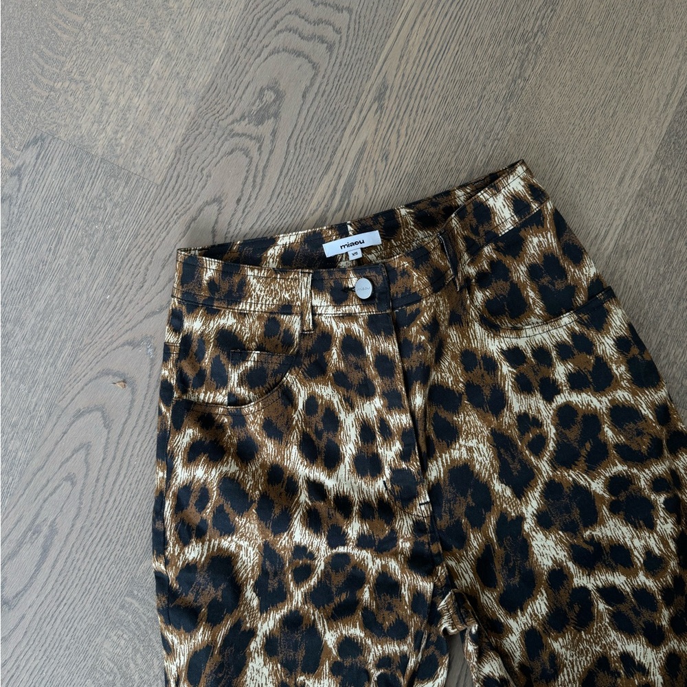 Miaou leopard pants size XS (us 24) - Picture 4 of 4